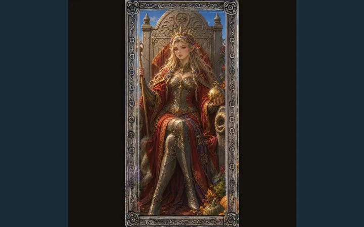 Una carta personal de tarot de GAIST creada a partir de la apariencia de Sylvara